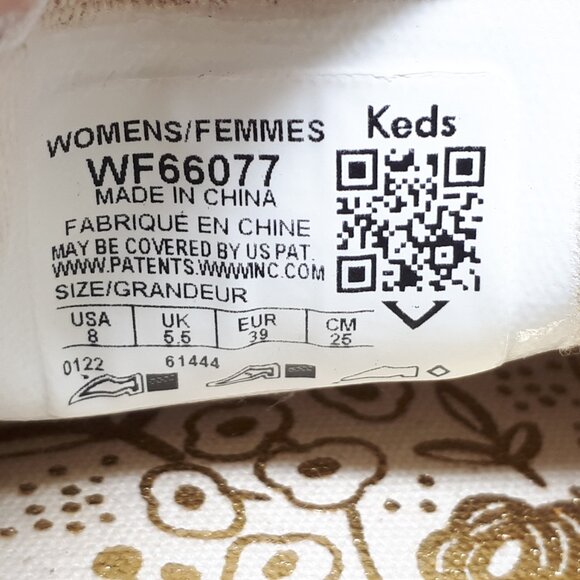 Keds Double Decker RPC Marguerite Floral Pink Womens Size 8 Casual Shoe Sneaker - Picture 9 of 12